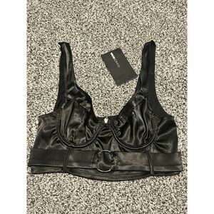 NWT new Fashion Nova Such a Bady XS‎ satin corset top